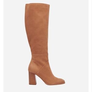 Dolce Vita Fynn Knee High Boots in Brown Nubuck